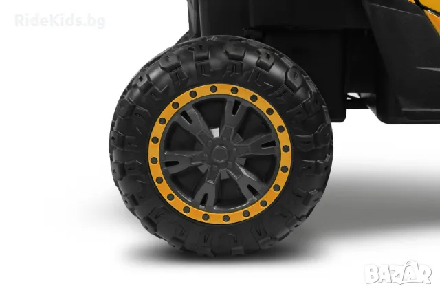 Офроуд акумулаторен автомобил AXEL – GOLD, 4x4, с дистанционно и LED, снимка 12 - Детски велосипеди, триколки и коли - 49977129