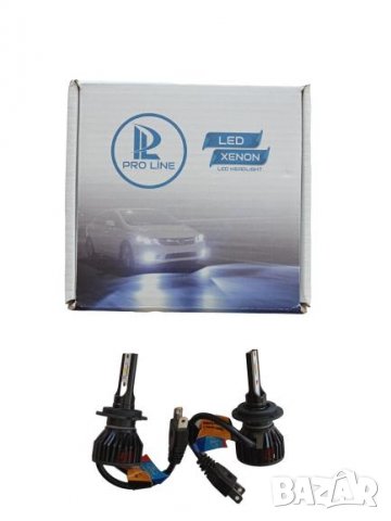 Автомобилни крушки Х7 H7 12V 72W 12000LM комплект 6000К супер силни