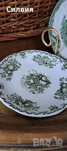 Две английски чинийки , снимка 3 - Антикварни и старинни предмети - 53367215