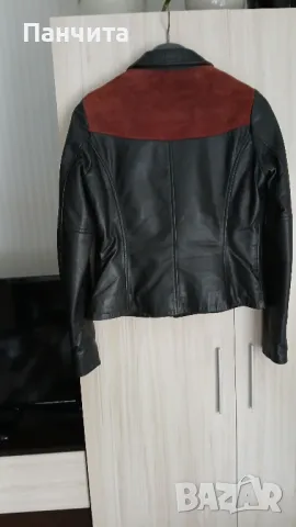 Дамско яке естествена кожа размер S, снимка 2 - Якета - 50244790