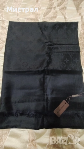 Оригинален шал Louis Vuitton , снимка 5 - Шалове - 52949501