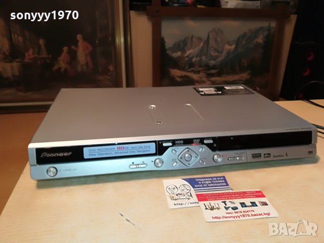pioneer dvr-433h-s hdd/dvd recorder-germany 1806211015, снимка 5 - Плейъри, домашно кино, прожектори - 33254915