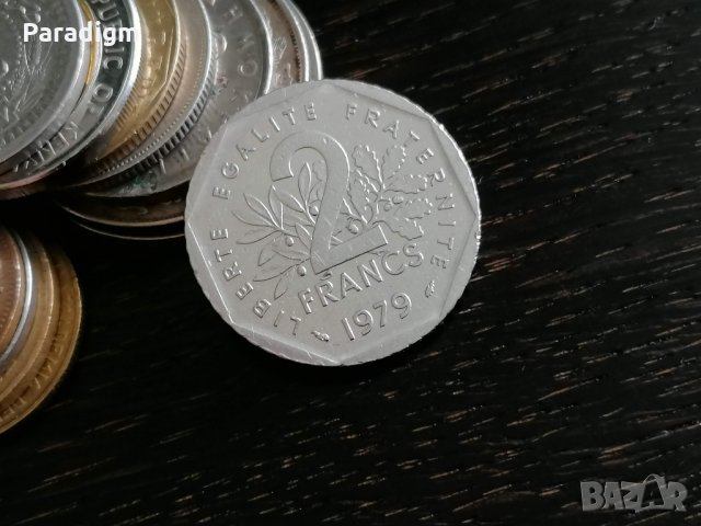 Монета - Франция - 2 франка | 1979г.