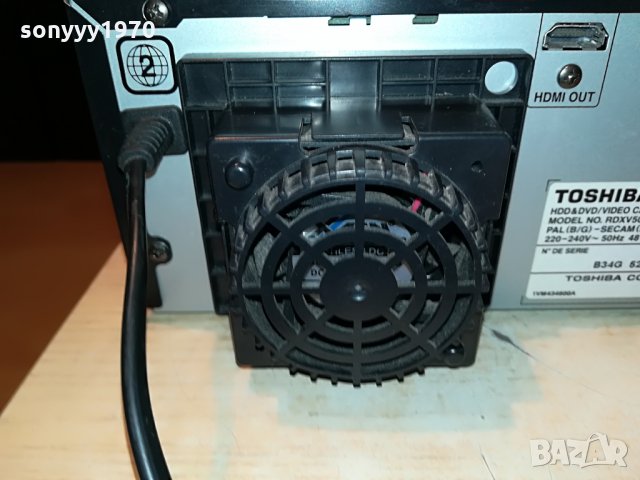 TOSHIBA RDXV50KF hifi VCR/HDD/DVD/USB/DVB/HDMI RECORDER 3007211210, снимка 12 - Плейъри, домашно кино, прожектори - 33669327
