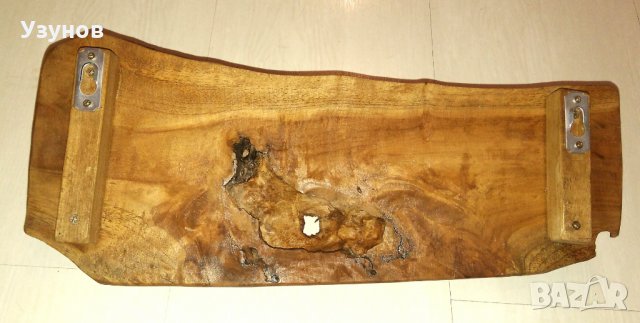 Закачалка от дърво (дървена закачалка) за механа в битов / винтидж стил, снимка 2 - Декорация за дома - 28831698