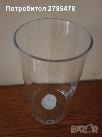 Стъклени вази два броя, снимка 4 - Вази - 53271620