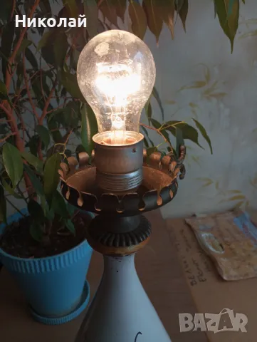 Старинна порцеланова нощна лампа, снимка 8 - Антикварни и старинни предмети - 49959835