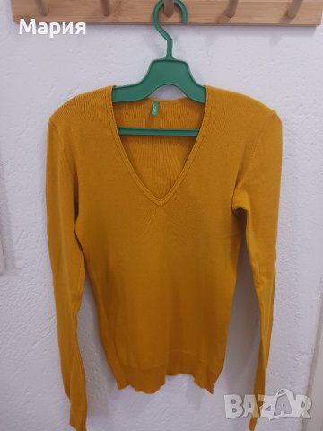 Дамски пуловер Benetton р-M, снимка 3 - Блузи с дълъг ръкав и пуловери - 43571302