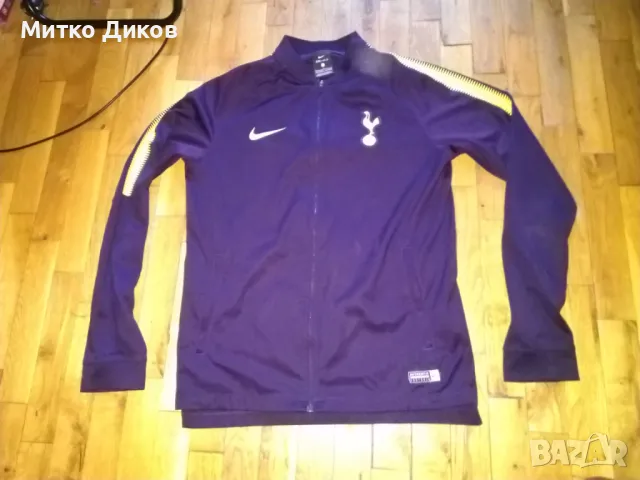Горнище на Тотнъм марково на Найк размер Л юноши 12-13 год. 147-158см, снимка 3 - Футбол - 47679260
