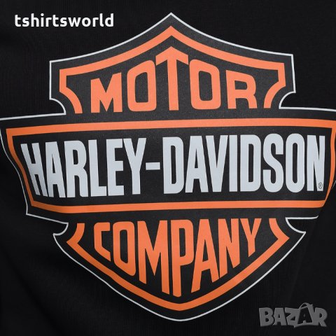 Нов мъжки суичър с трансферен печат HARLEY DAVIDSON, мотори, снимка 2 - Суичъри - 27756779