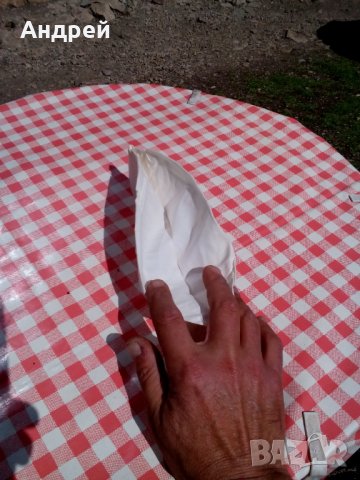 Стара Бяла работна шапка, снимка 3 - Други ценни предмети - 28360592