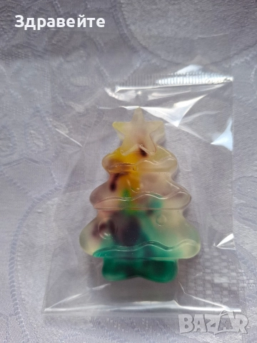 Коледни глицеринови сапунчета с хипоалергенни етер..масла, снимка 3 - Коледни подаръци - 52634291