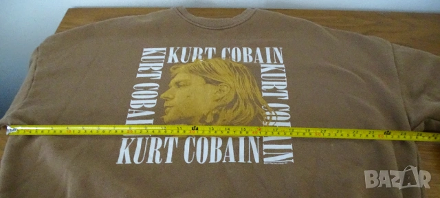 Kurt Cobain Nirvana дамски суичър Oversized Bershka, снимка 9 - Суичъри - 53022799