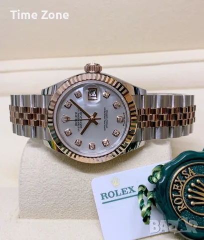 Rolex Datejust 36mm Two-Tone Rose Gold MOP Dial Automatic Дамски Различни Варианти, снимка 6 - Дамски - 48183169
