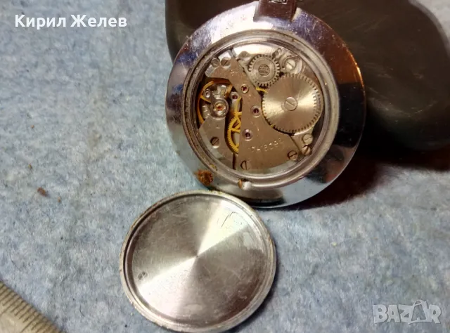 RAKETA MADE in USSR Стар РУСКИ ДЖОБЕН ЧАСОВНИК РАКЕТА СССР РЯДЪК МОДЕЛ ФУНКЦИОНИРАЩ 48691, снимка 9 - Джобни - 48073997
