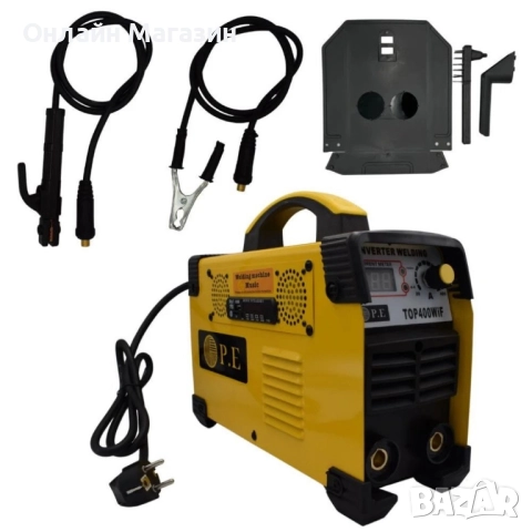Нов Инверторен електрожен P.E TOP400WiF (MMA-400) – 400A, с радио, Bluetooth и USB, снимка 5 - Други инструменти - 51979184