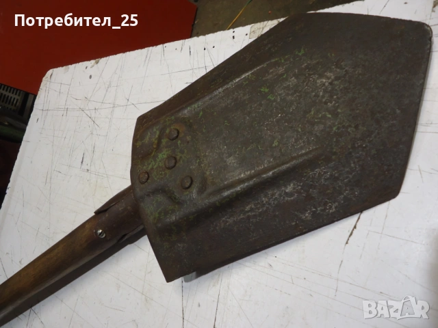 Згъваема военна лопатка - GDR, снимка 5 - Други ценни предмети - 53050232