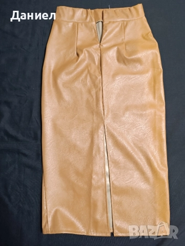 Kожена пола Нова!, снимка 2 - Поли - 52068874