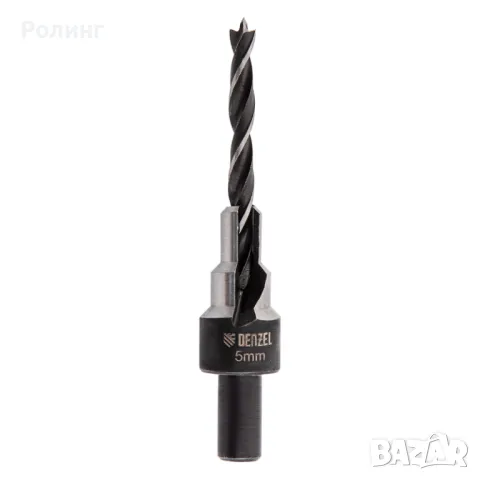 Комплект свредла Denzel, за дърво с фрезенк, 3-5 мм, 4 бр/7042407