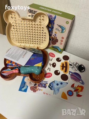 3D Конструктор - Космос 26579, винтоверт, мозайка, снимка 7 - Конструктори - 52529451