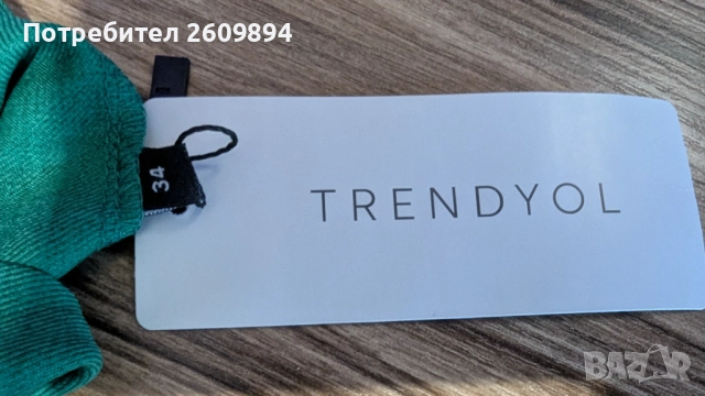 Нова лятна рокля Trendyol размер 34 (XS), снимка 4 - Рокли - 51442410