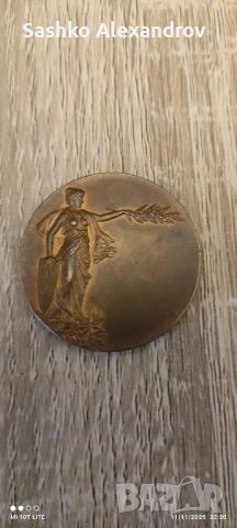 Бронзов медал - шведска военна спортна асоциация, снимка 4 - Други ценни предмети - 52387976