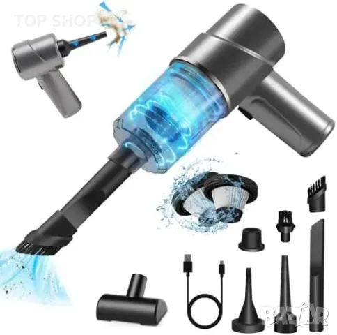 Нова Безжична ръчна прахосмукачка 7000Pa, 120W за автомобил и дом