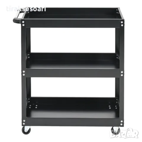 ПРОМОЦИЯ Количка за инструменти с три рафта Сервизна количка, снимка 2 - Други инструменти - 48383639