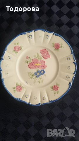 Порцеланова аторска чиния-плато, снимка 6 - Колекции - 38525353