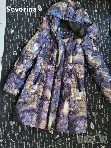 Discovering *Оригинално, уникално яке,пух 38М, снимка 7 - Якета - 39220467