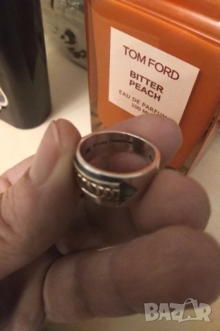  Навахо пръстен сребро и злато jimmy segatero , снимка 6 - Пръстени - 43837512