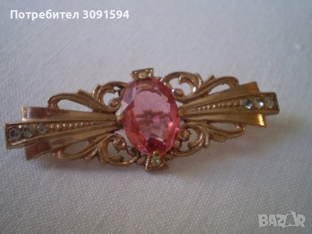 брошка игла дубле арт деко Германия, снимка 4 - Антикварни и старинни предмети - 40223919