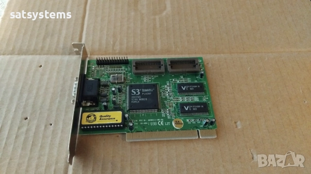 Видео карта S3 Trio 64V+ Aristo Ihfart S3-4SA 1MB PCI, снимка 5 - Видеокарти - 31938830
