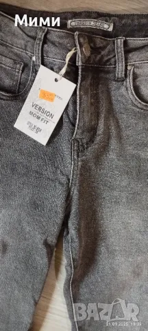 Нови дамски дънки/"Mom fit", снимка 3 - Дънки - 48767885