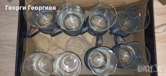 Руски стакани подстакани, снимка 13 - Антикварни и старинни предмети - 52546280