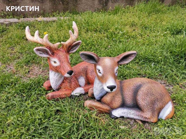 КЕРАМИЧЕН ЕЛЕН И СЪРНА, снимка 6 - Декорация за дома - 28506532