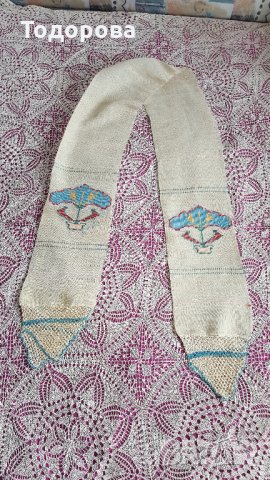 Автентичен месал от фин кенар с бродерия и дантели