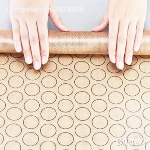 2885 Силиконова форма печене на френски макарони, снимка 4 - Аксесоари за кухня - 35348682