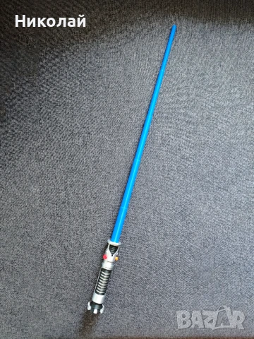 Светлинен меч на Obi Wan Kenobi Lightsaber StarWars Cosplay Comic Con, снимка 5 - Други - 50666793