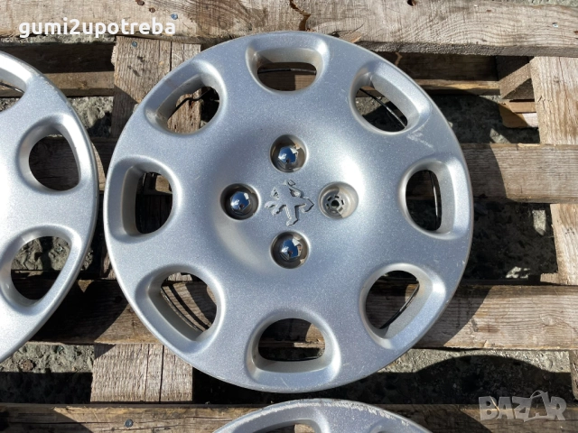 14 цола Тасове за Peugeot 206 9648316280 Оригинал, снимка 5 - Аксесоари и консумативи - 51869488