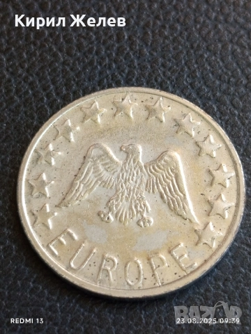 Жетон токен EUROPE NO CASH VALUE за КОЛЕКЦИЯ ДЕКОРАЦИЯ 47186, снимка 3 - Колекции - 51461261