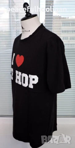 I LOVE HIP HOP RULZERZ WEAR -мъжка оригинална тениска размер XL , снимка 6 - Тениски - 50837972