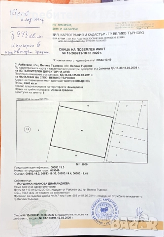 Продавам земя в Арбанаси, снимка 2 - Земеделска земя - 51888202