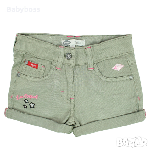 Къси панталонки от деним за момиче Lee Cooper