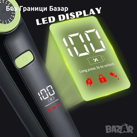 Нов комплект тример за брада, коса QR-6090 Мултифункционален 5 в 1  за мъже, снимка 6 - Тримери - 43087000