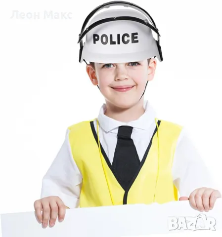 Детска каска Полиция полицейска , снимка 2 - Други - 48459556