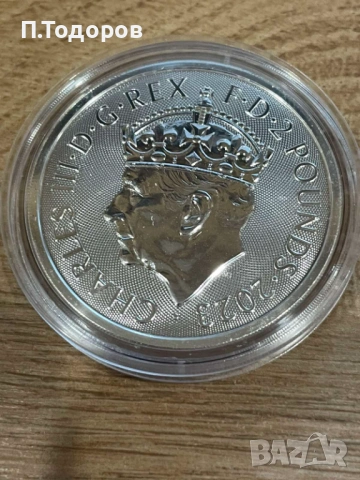 Сребро 1 oz Коронацията на крал Чарлс III 2023, снимка 4 - Нумизматика и бонистика - 53606574
