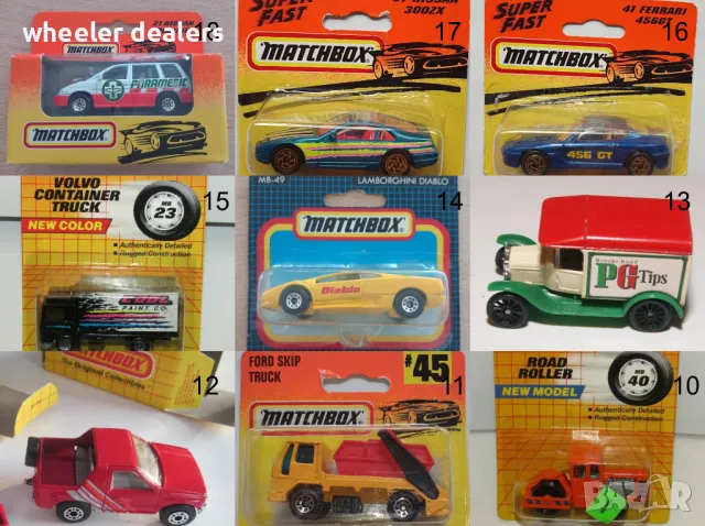 Метални колички Мачбокс Matchbox от различни години в мащаб 1:64 Част1, снимка 11 - Колекции - 22020827