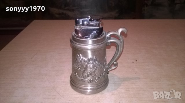 *запалка халба с коне/подкова-внос швеицария, снимка 5 - Колекции - 27321213