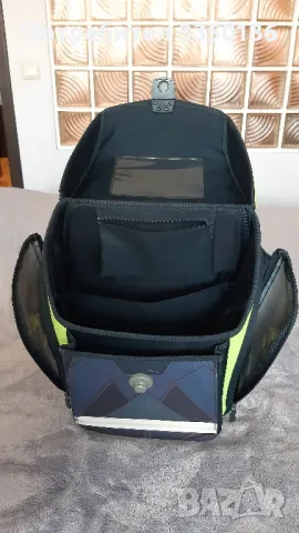 Herlitz Ученическа Раница Зелен Дракон робот. Ергономична, снимка 8 - Ученически пособия, канцеларски материали - 49054368